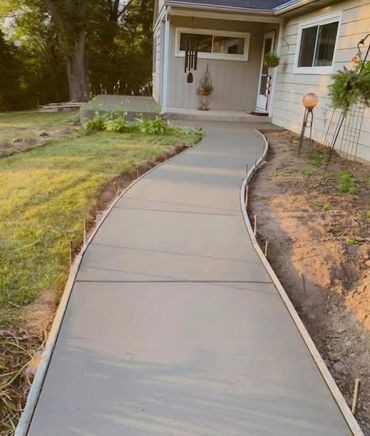 Cement Walkway