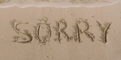 I always have to say sorry, even when it's not my fault. Why does my partner never say sorry?