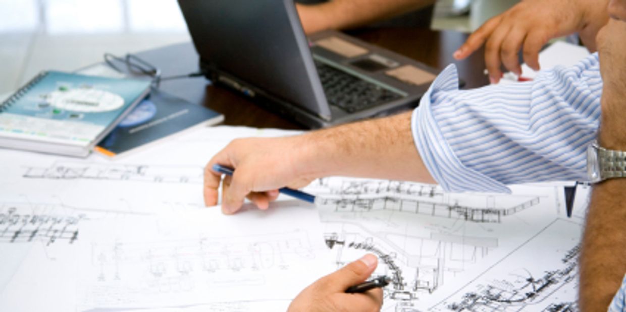 Civil engineer near me ready to meet with my project team.