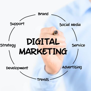 We can help with digital marketing and social media marketing