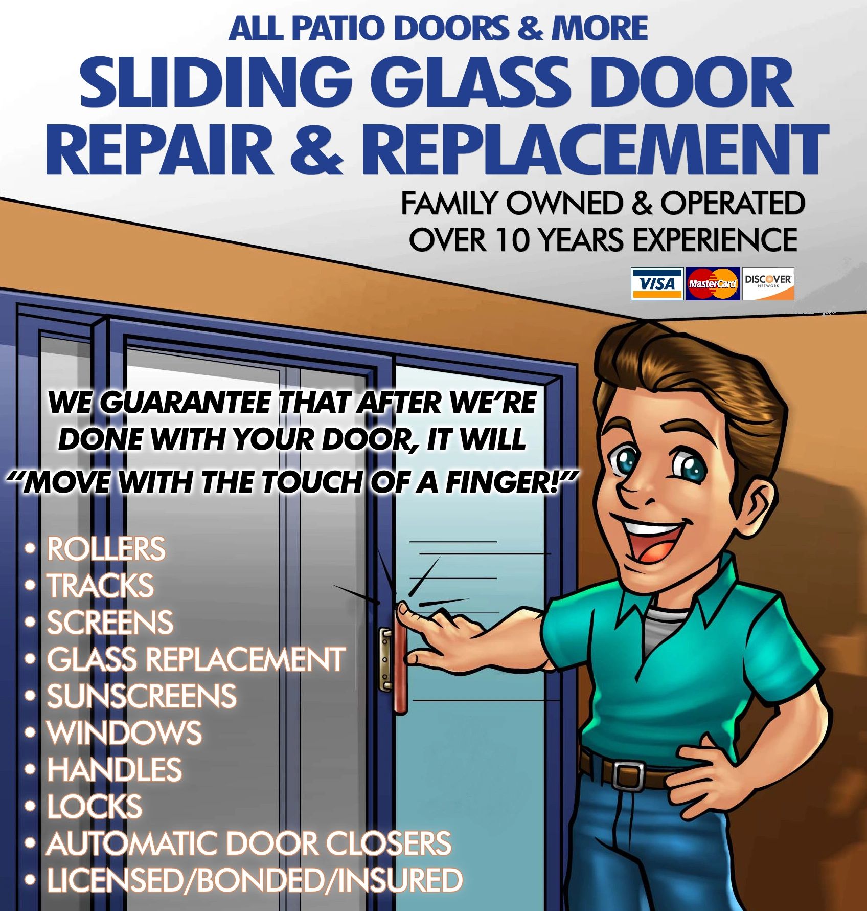 Sliding Glass Doors, Door Repair All Patio Doors Peoria, Arizona