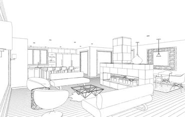 Design Presentations, 3D renders, Interior sketch view, Computer Generated View,
 Boutique Renderer