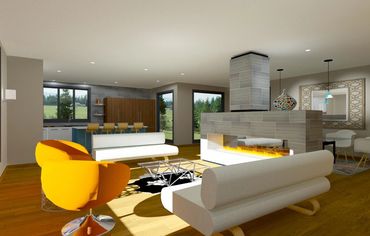 Computer Generated Image, Interior Design Renderings, 3D rendering, Chief Architect Design Software