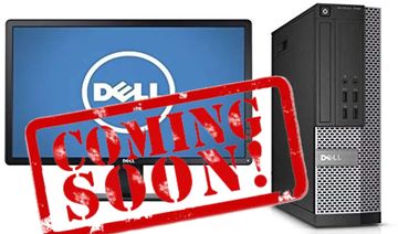 Dell desktop computer with monitor and tower.