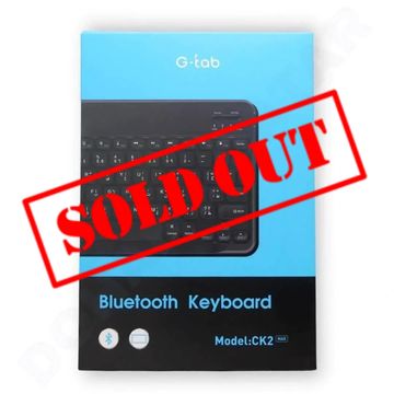 G-tab Bluetooth keyboard packaging with model CK2 MAX.