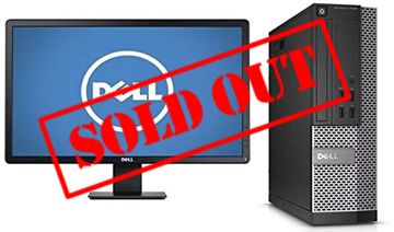 Dell desktop computer with monitor and tower.