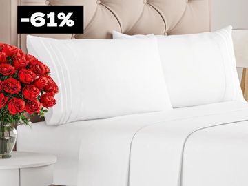draps confortables grand lit