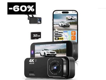 Caméra de tableau de bord 4K avec réduction de 60%.