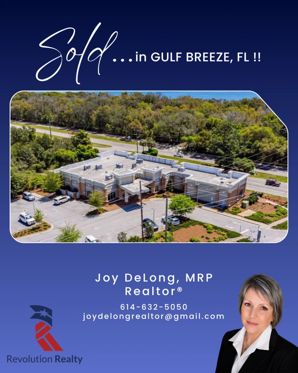 Commercial property sold in Gulf Breeze, FL by Realtor Joy DeLong.