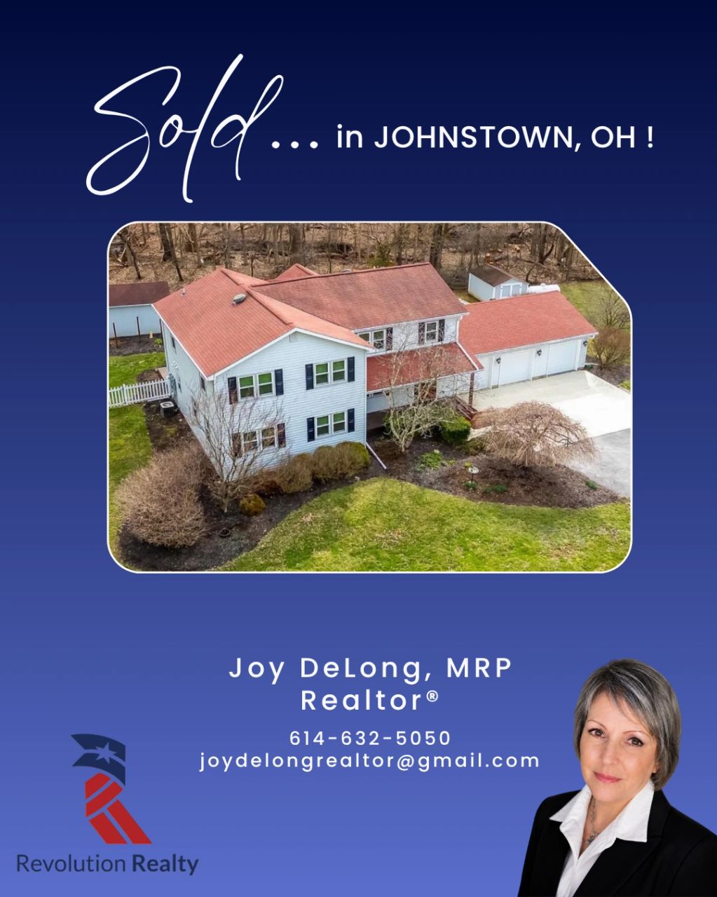 A sold house in Johnstown, OH by realtor Joy DeLong.