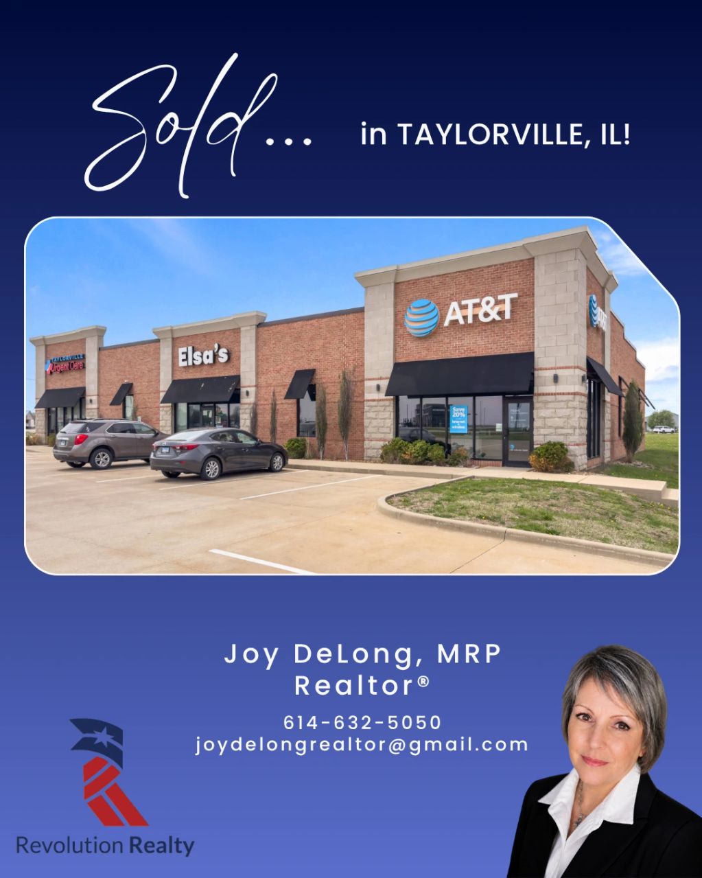Commercial property sold in Taylorville, IL by Joy DeLong, Realtor.