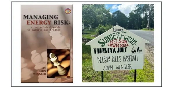 My first book and an example of my "other" writing projects.