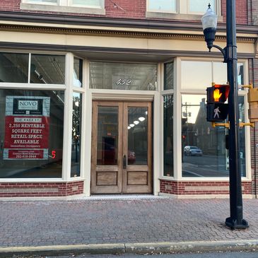 The River Dogs Outfitters store front November 2023 when we signed the lease