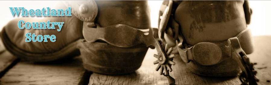 Western wear Cowboy boots with spurs.