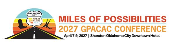 Logo for the 2027 GPACAC Conference in Oklahoma City.