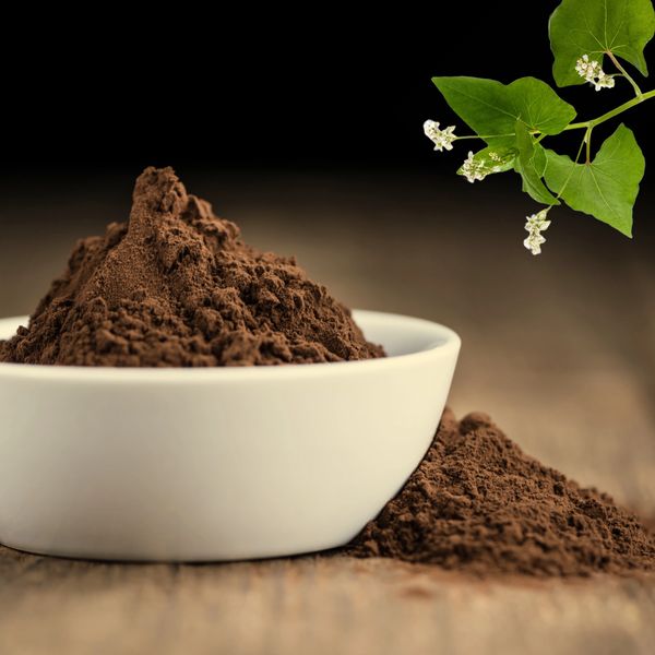 Buckwheat fiber, food fiber