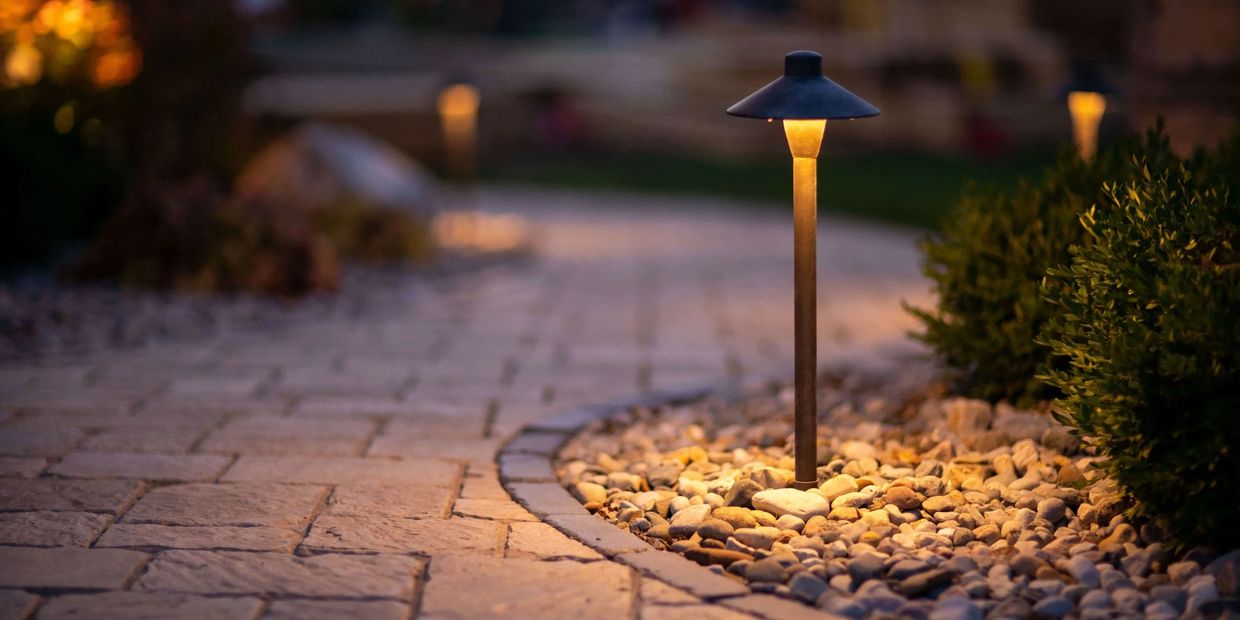 Landscape lighting supply products and outdoor lighting components at Simmons Landscaping & Supply
