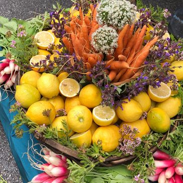 Local Farmers Market Display