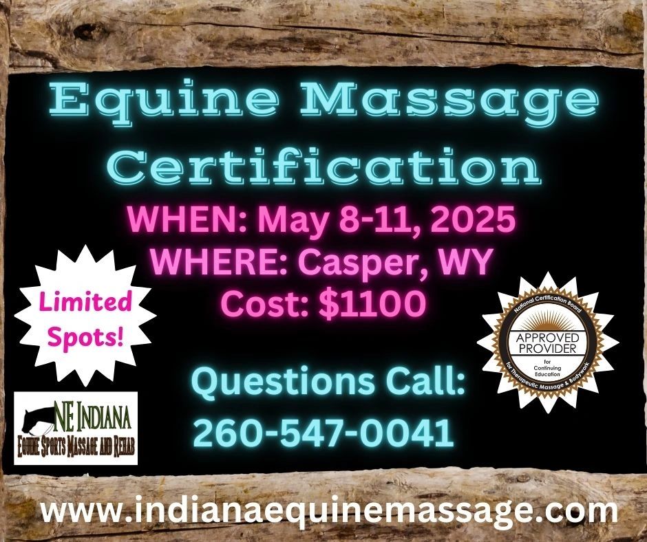 Casper, Wyoming Equine Massage Certifiction