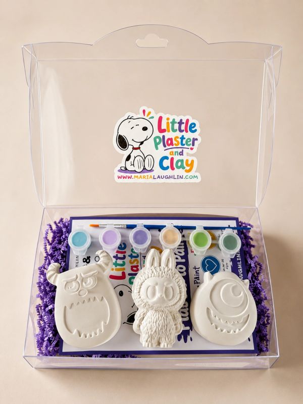 Little Plaster and Clay painting kit with cartoon character molds.