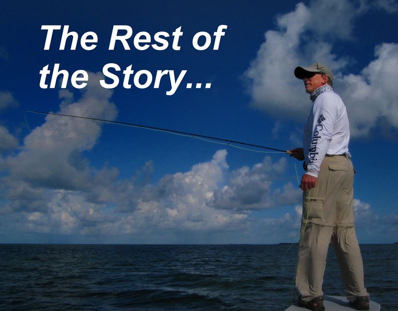 Jeff Bennett tarpon fishing in the Florida Keys. Photo by Tonya Bennett.