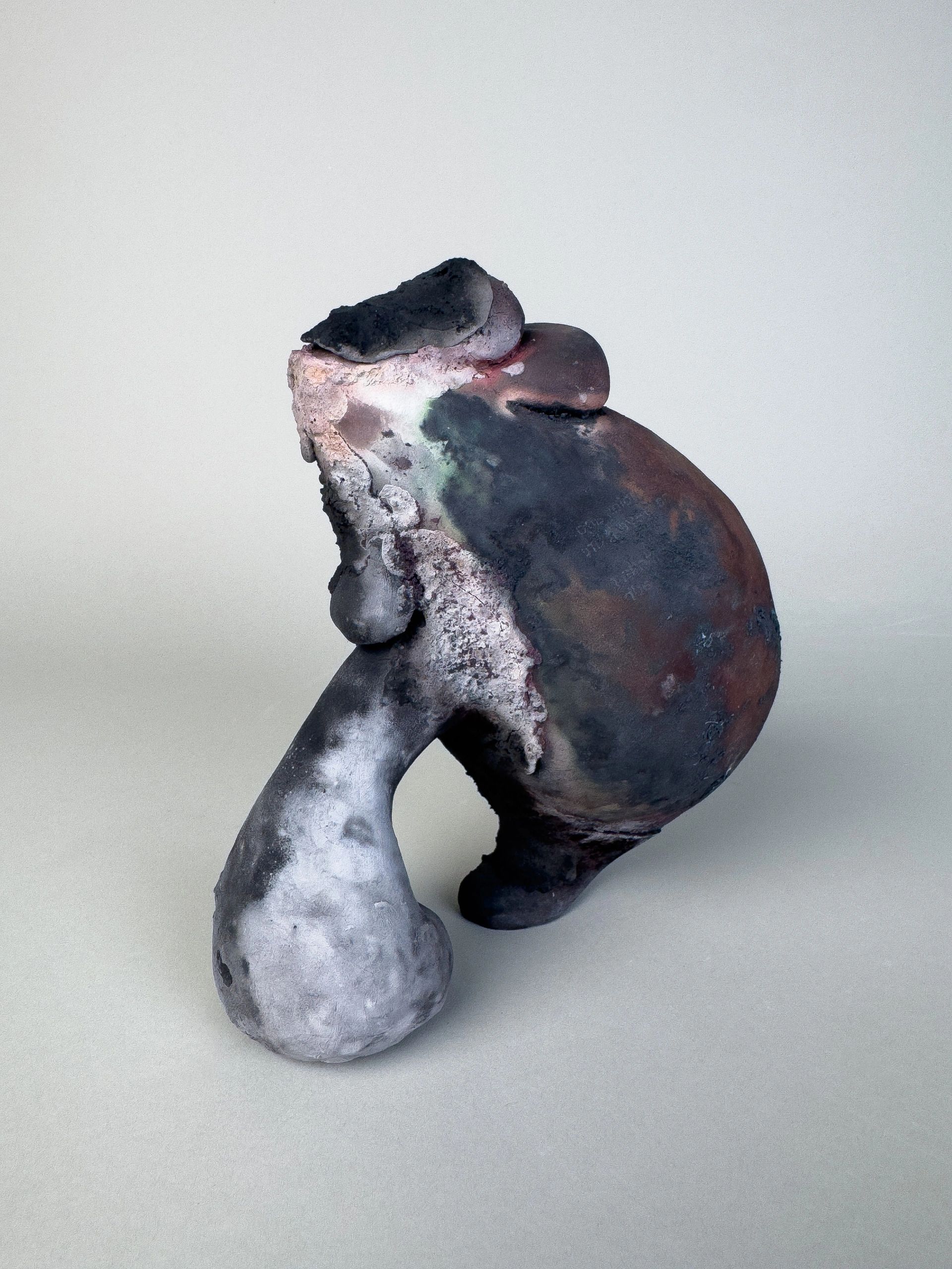Fig. 6, Carra Flood, Neuralgia, 2025 | Stoneware, oxides, soil