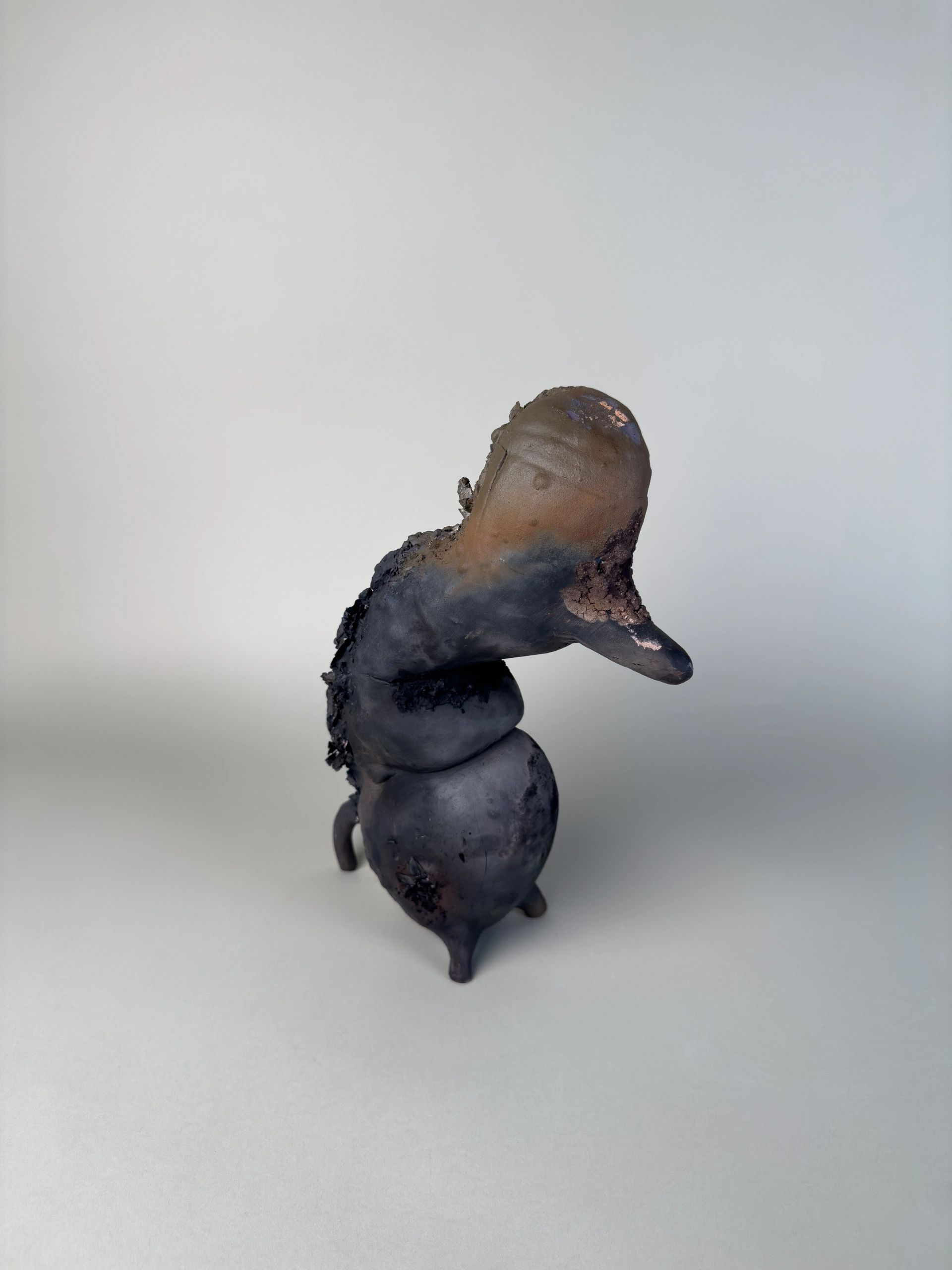 Fig. 3, Carra Flood, Scoliosis, 2025 | Terracotta, oxides, soil, plaster