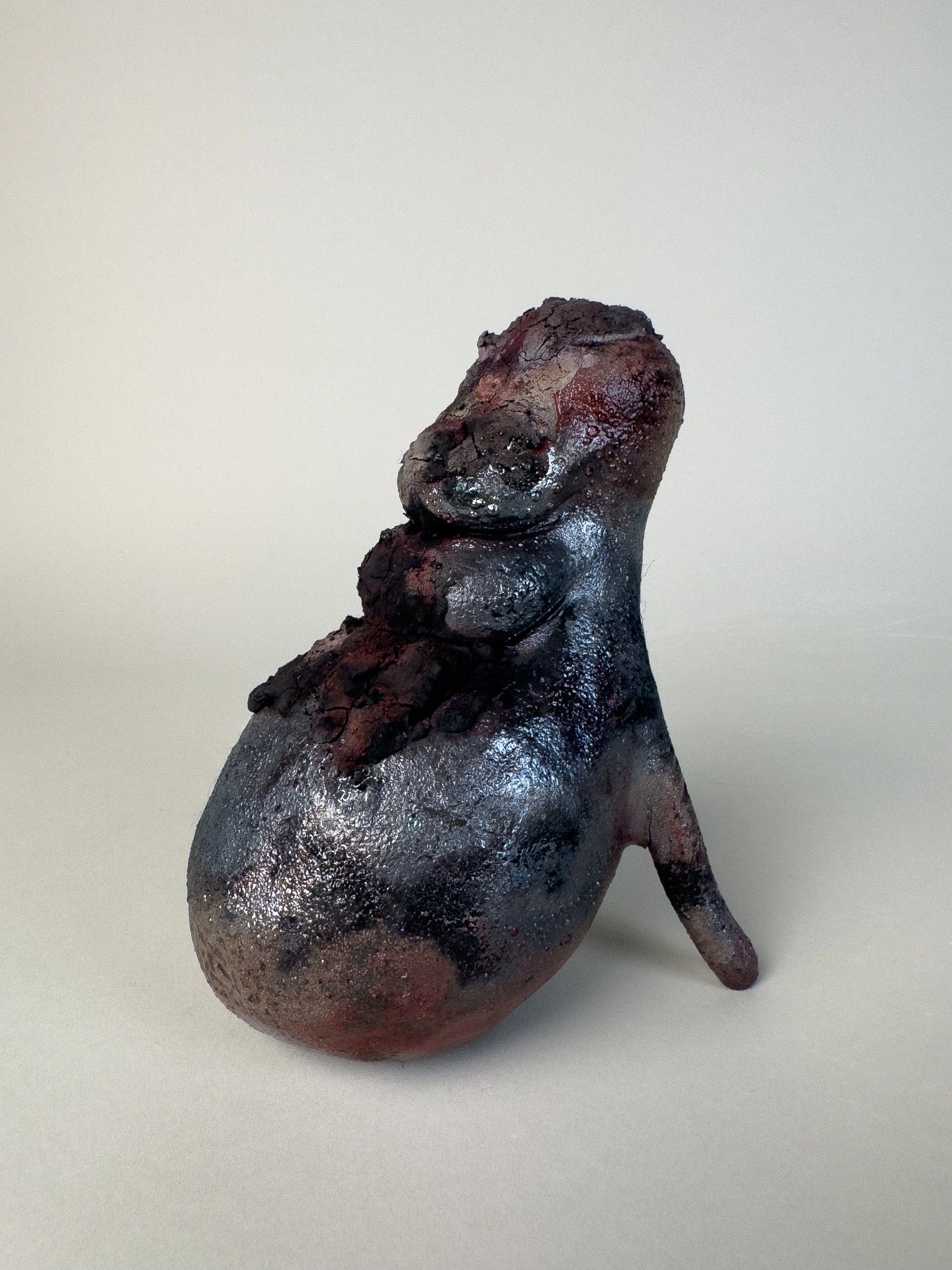 Fig. 4, Carra Flood, Blister ‘n Bruise, 2025 | Stoneware, oxides, soil, soda ash, double fired