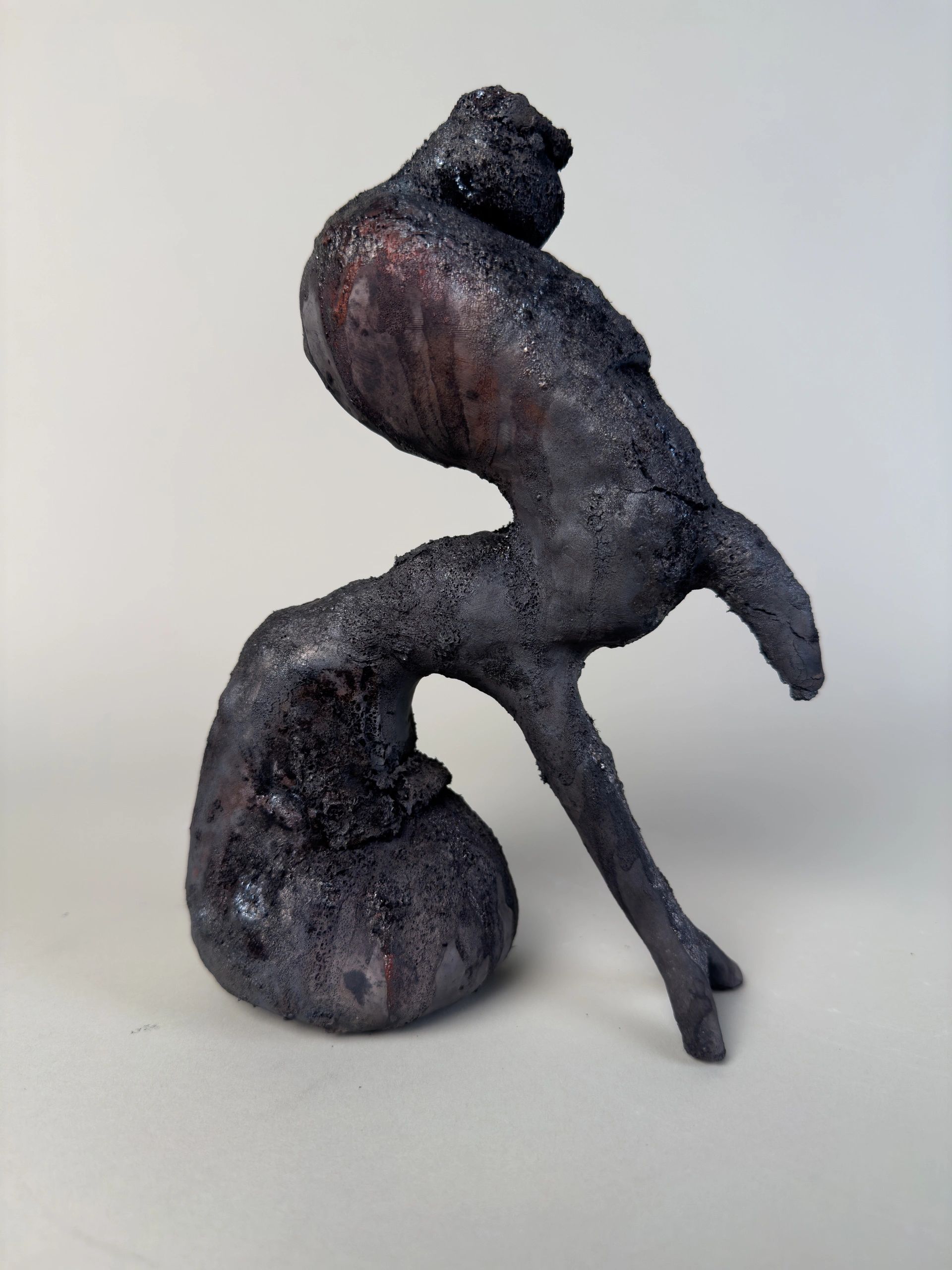Fig. 1, Carra Flood, Allodynia, 2025 | Terracotta, oxides, soil 