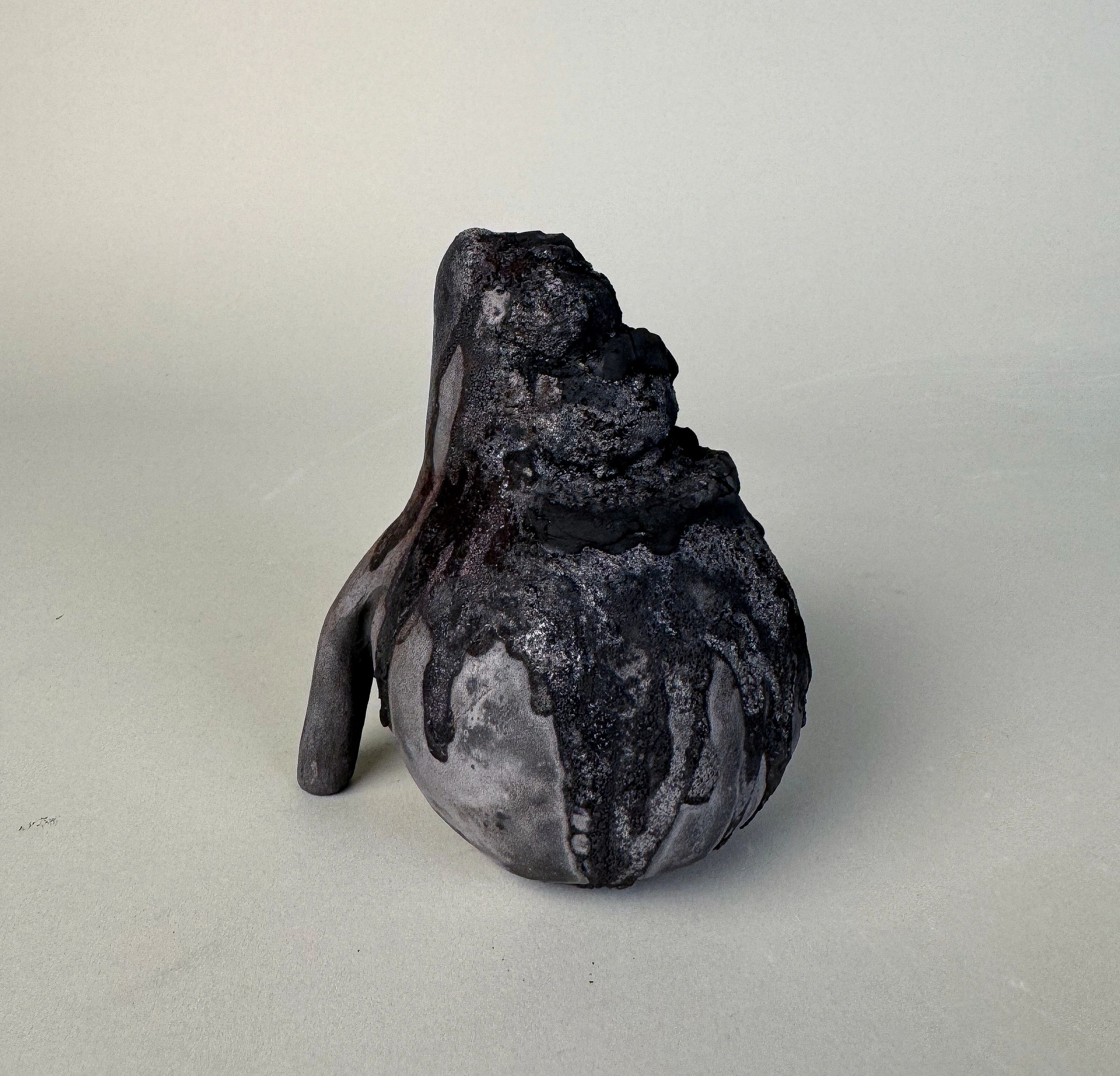 Fig. 2, Carra Flood, Nausea, 2025 | Stoneware, oxides, soil