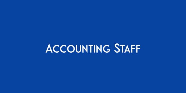 Accounting Staff
Purchasing Specialist
HR Manager
Contract Specialist