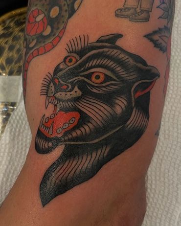 Kasey mcgrath tattoo. tattoo shop near me best traditional tattoo panther fort Moore Phenix Alabama