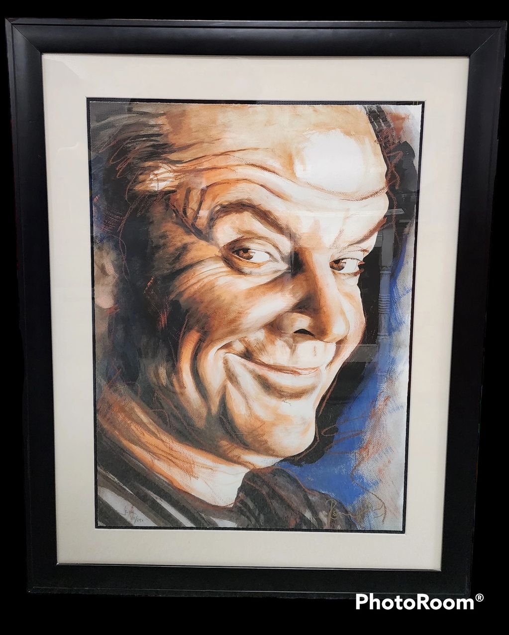 Ronnie Wood Jack Nicholson Art 
