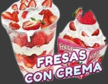 Strawberries Made With Homemade Cream 