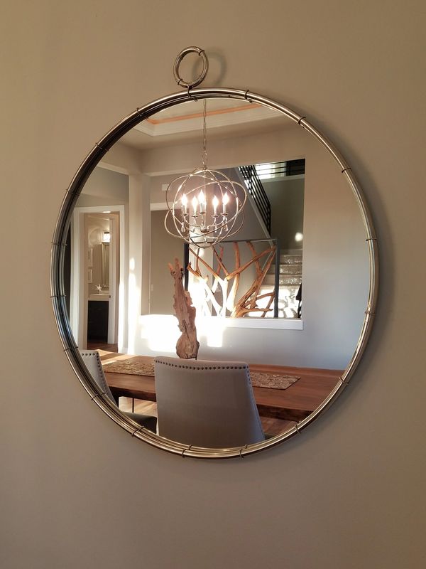 Large chrome mirror $80