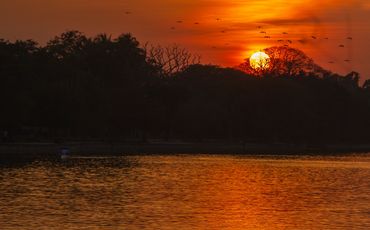 SUNSET at  Chandrabhaga beach , konark Orissa India