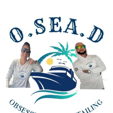 Over Seas Detailing logo and motto, O.Sea.D, which is a boat detailing company in Islamorada, FL.