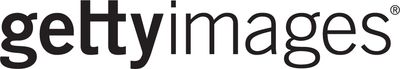 Getty Images logo in black and white.