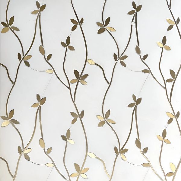Marble brass inlay work
