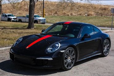 Custom Fleet Vinyl Graphics. Branding mobile advertising car decals Calgary porsche car wrap