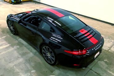 Custom Fleet Vinyl Graphics. Branding mobile advertising car decals Calgary porsche car wrap