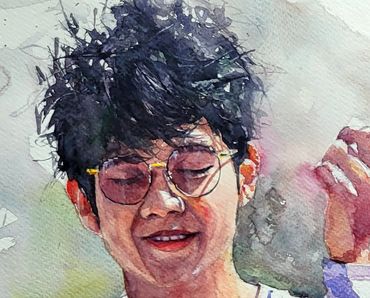 Aquarelle personnage par Luc Boivin
Watercolor by Luc Boivin