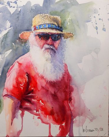 Aquarelle personnage par Luc Boivin
Watercolor by Luc Boivin
