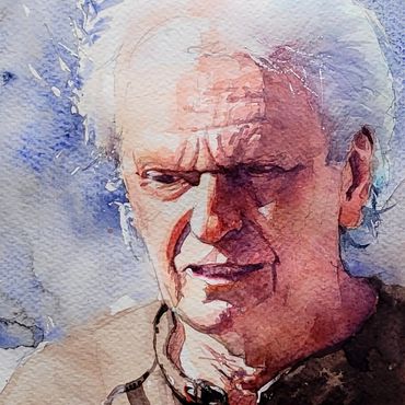 Aquarelle personnage par Luc Boivin
Watercolor by Luc Boivin