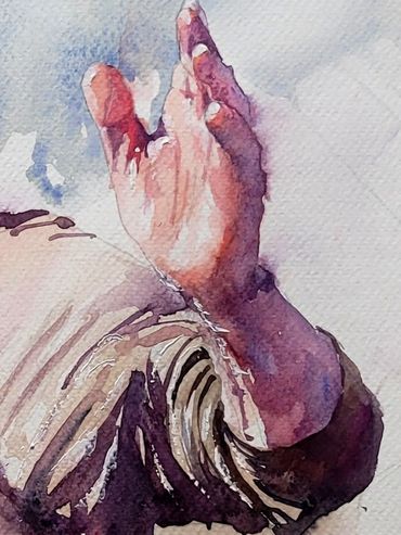 Aquarelle personnage par Luc Boivin
Watercolor by Luc Boivin