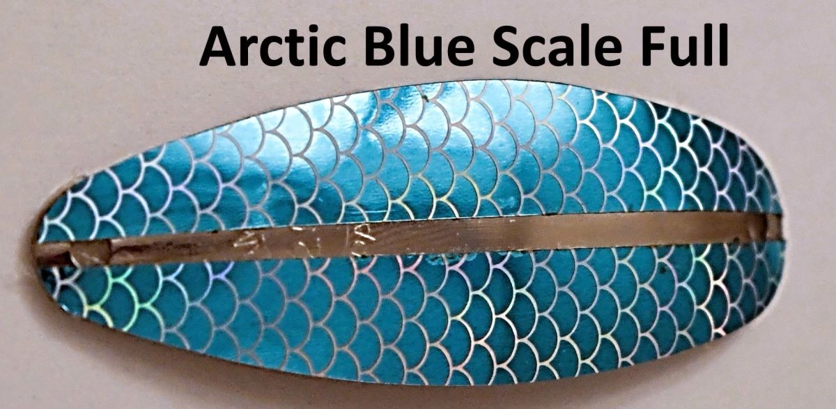 #25 Smooth Feather Weight Flutter Spoon - Arctic Scale Full