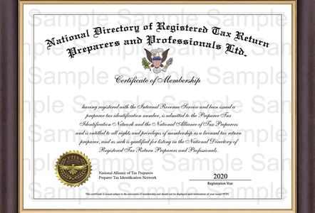 Robert is a Member of the National Directory of Registered Tax Return Preparers and Professionals,