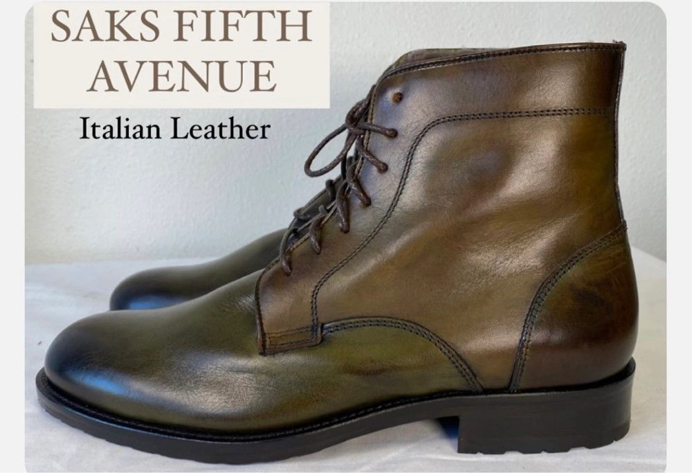 Saks Fifth Avenue Men's Boots Sz. 7 1/2