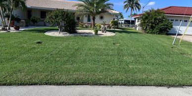 St. Augustine lawn maintenance in beautiful Punta Gorda Florida. 