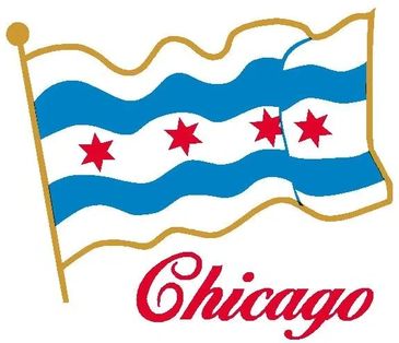 Chicago flag logo